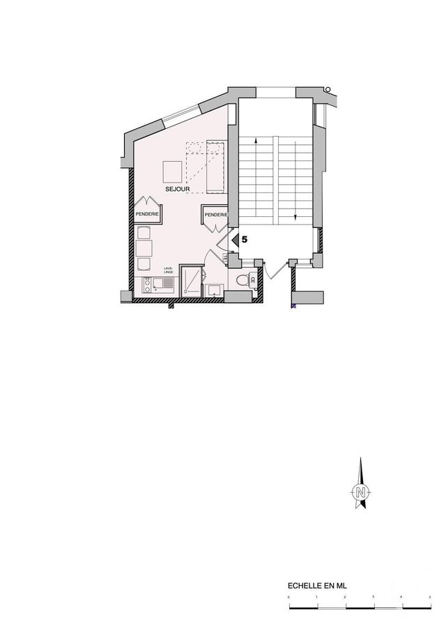 Appartement F1 à vendre - 1 pièce - 25.0 m2 - LYON - 69003 - RHONE-ALPES - Century 21 Monplaisir Immobilier