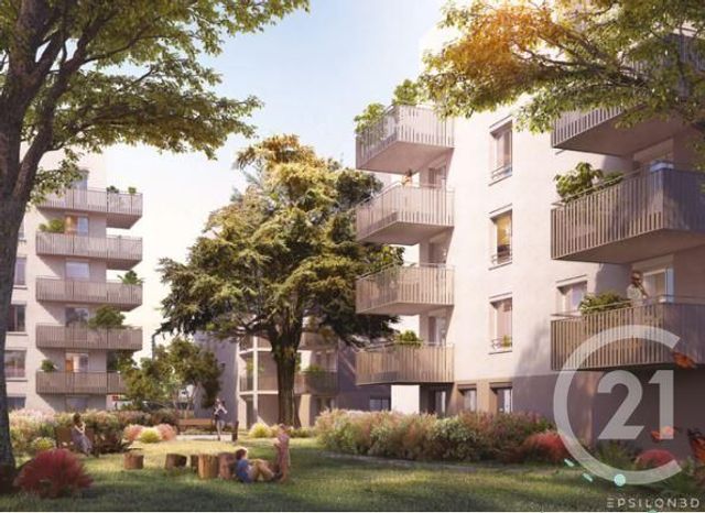 Appartement T3 à vendre - 3 pièces - 63.05 m2 - LYON - 69008 - RHONE-ALPES - Century 21 Monplaisir Immobilier